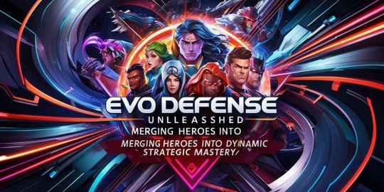 Evo Defense Unleashed: Merging Heroes into Dynamic Strategic Mastery Image