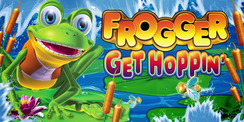 Frogger get Hoppin logo