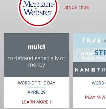 Dictionary - Merriam-Webster Screenshot 1