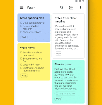 Google Keep - Notes and Lists Screenshot 5