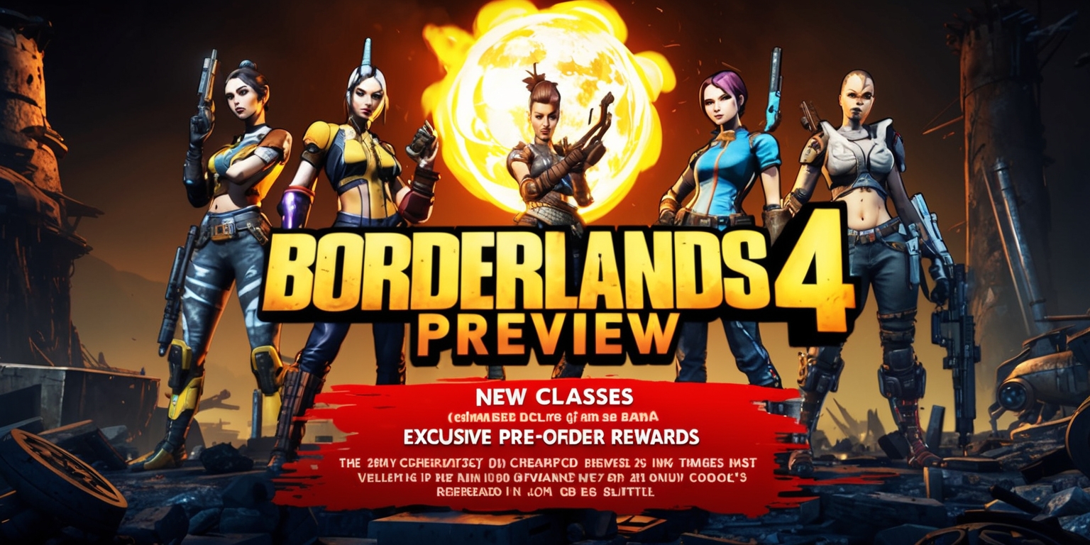 Borderlands 4 Preview Unveils New Classes and Exclusive Pre-Order Rewards Image