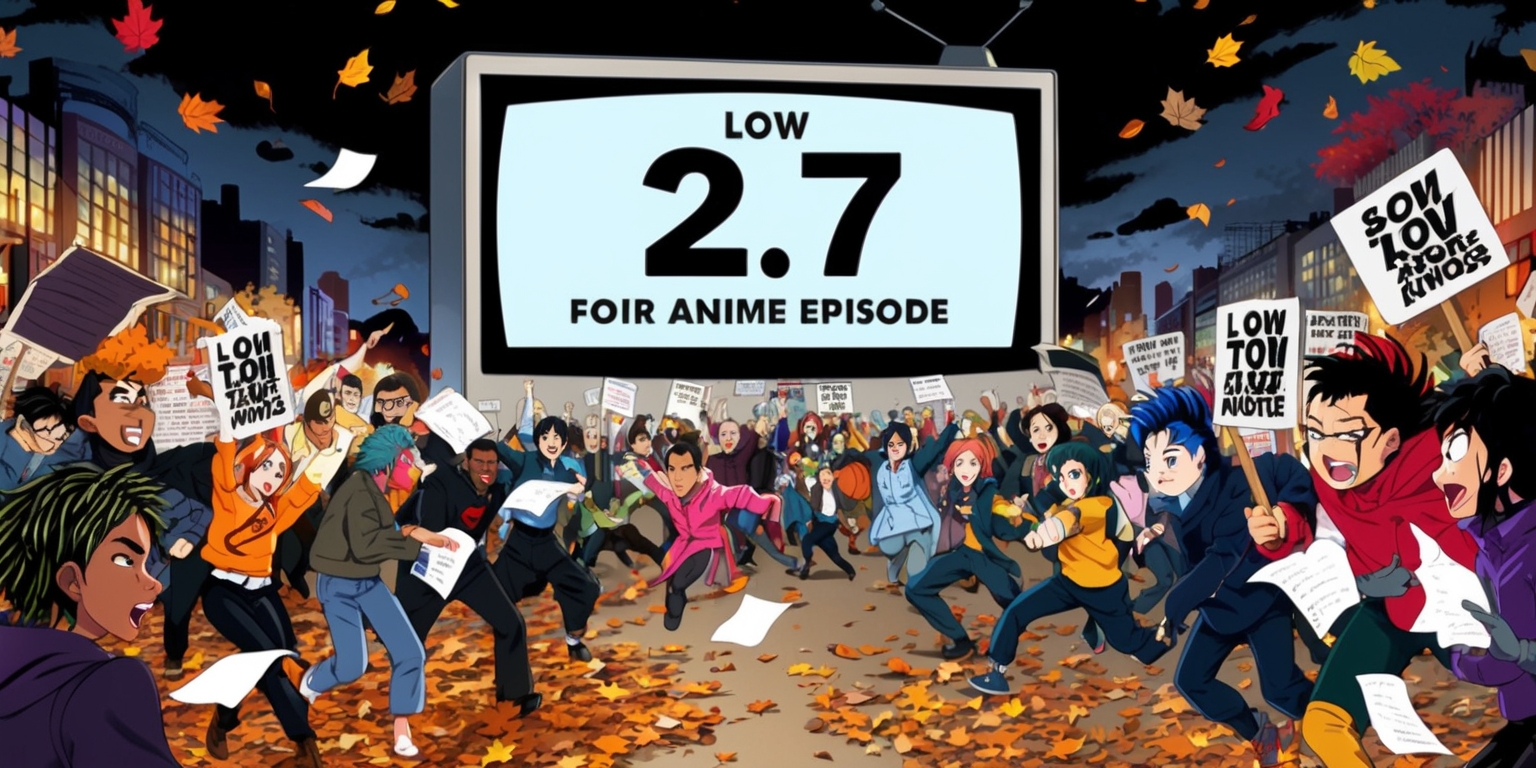 Anime Season in Crisis: Episode's 2.7 Rating Sparks Community Outrage