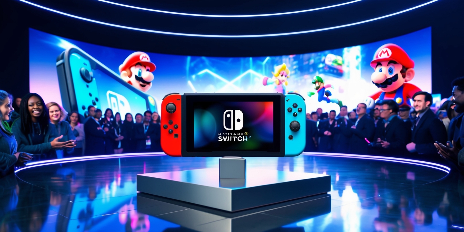 Excitement Builds for Nintendo Switch 2: Sneak Peek at Design and Features from CES 2025 Image