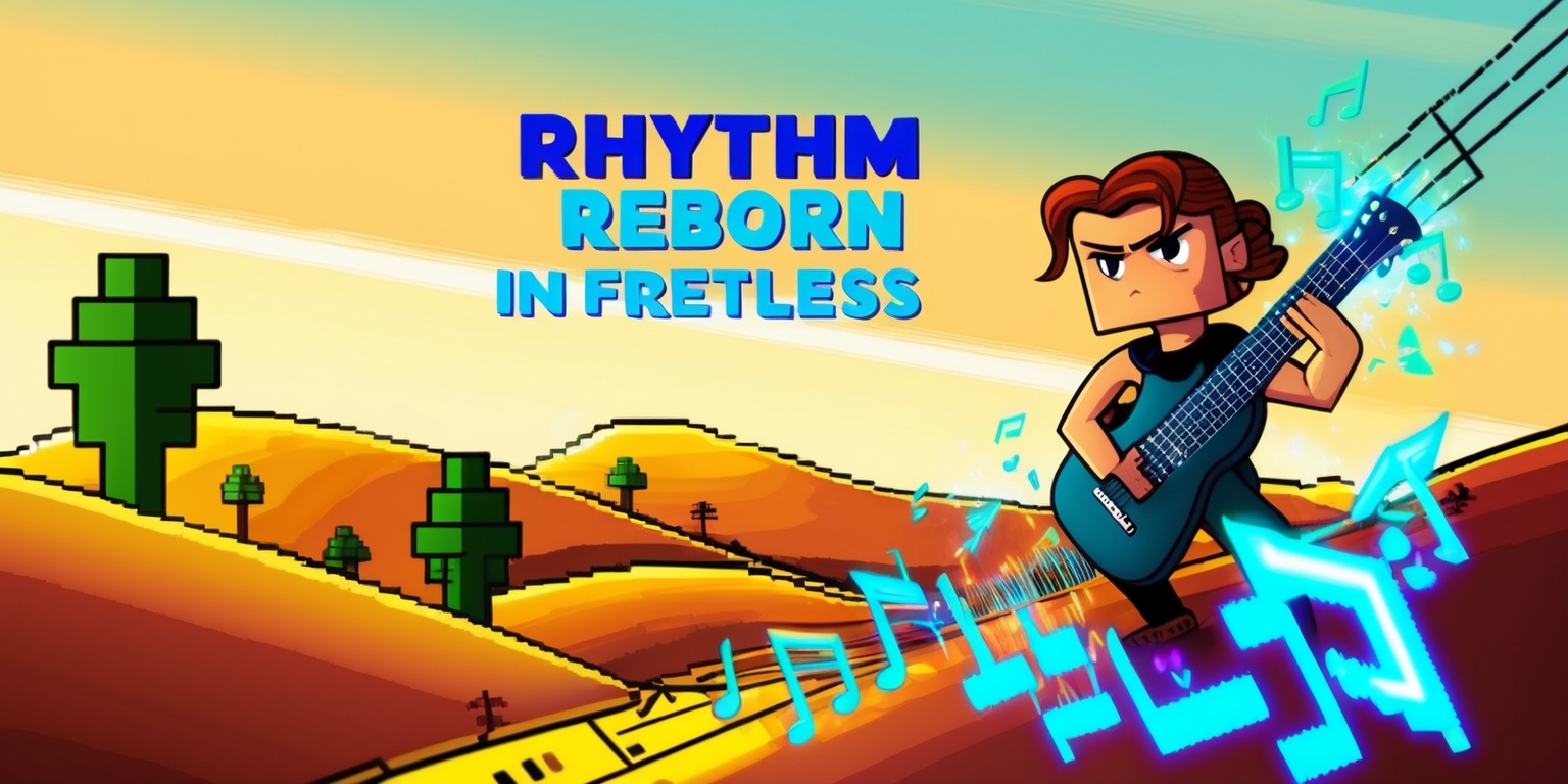 Rhythm Reborn: A Pixel Quest in Fretless Image